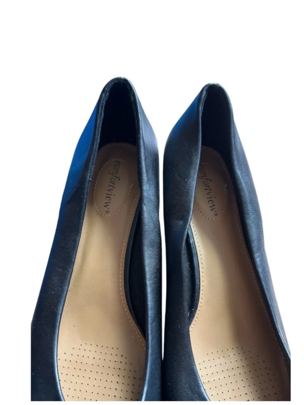 Comfortview VIDA Classic Black Pumps. Size 12W